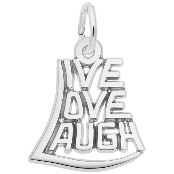 Sterling Silver Live Love Laugh Charm Barthau Jewellers Stouffville, ON
