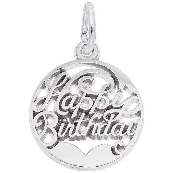 Sterling Silver Happy Birthday Charm Barthau Jewellers Stouffville, ON