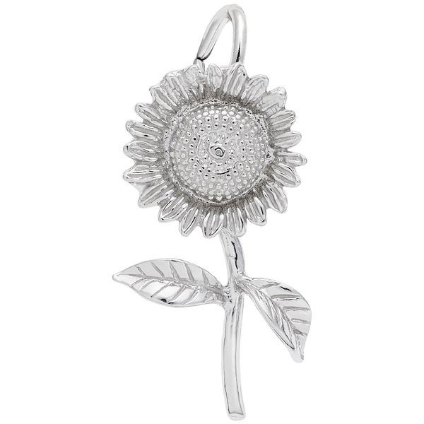 Sterling Silver Sunflower Charm Barthau Jewellers Stouffville, ON