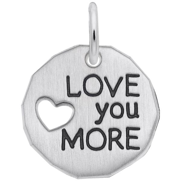 Sterling Silver Love You More Charm Barthau Jewellers Stouffville, ON