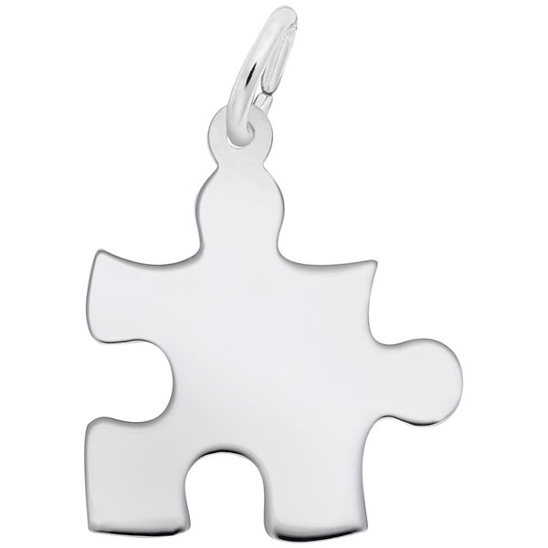 Sterling Silver Puzzle Piece Charm Barthau Jewellers Stouffville, ON