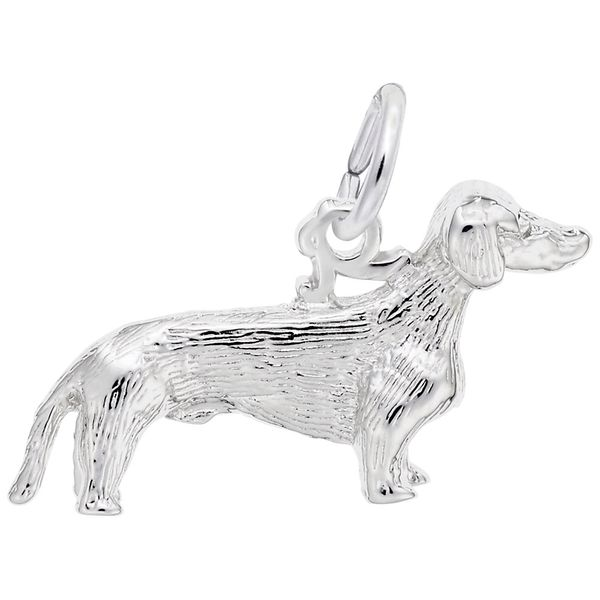 Sterling Silver Dachshund Dog Charm Barthau Jewellers Stouffville, ON