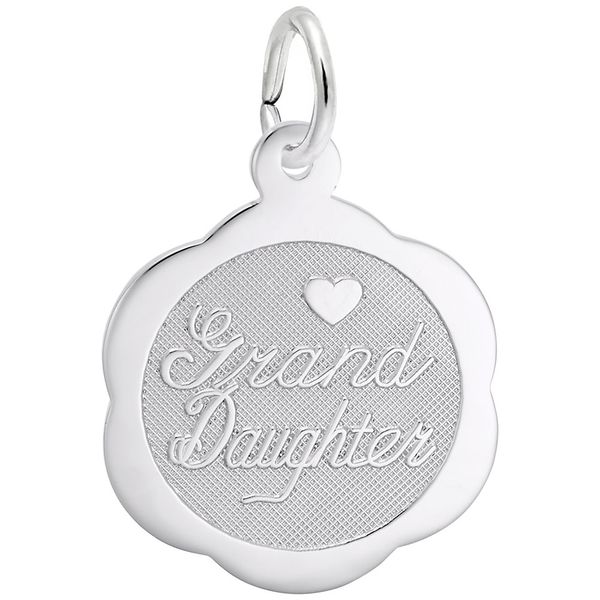 Sterling Silver Grandaughter Disc Charm Barthau Jewellers Stouffville, ON
