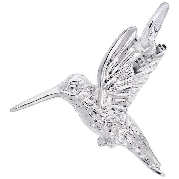 Sterling Silver Hummingbird Charm Image 2 Barthau Jewellers Stouffville, ON