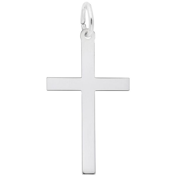 Sterling Silver Cross Charm Image 2 Barthau Jewellers Stouffville, ON