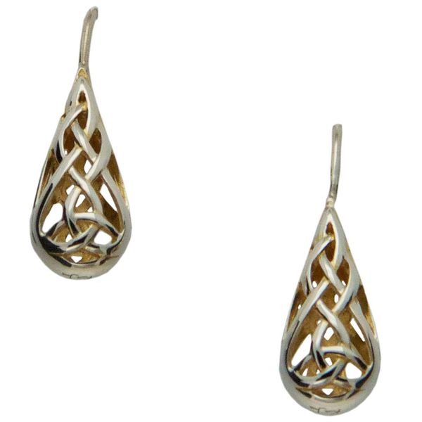 Sterling Silver/Gold Gilded Dangle KEITH JACK Earrings Barthau Jewellers Stouffville, ON