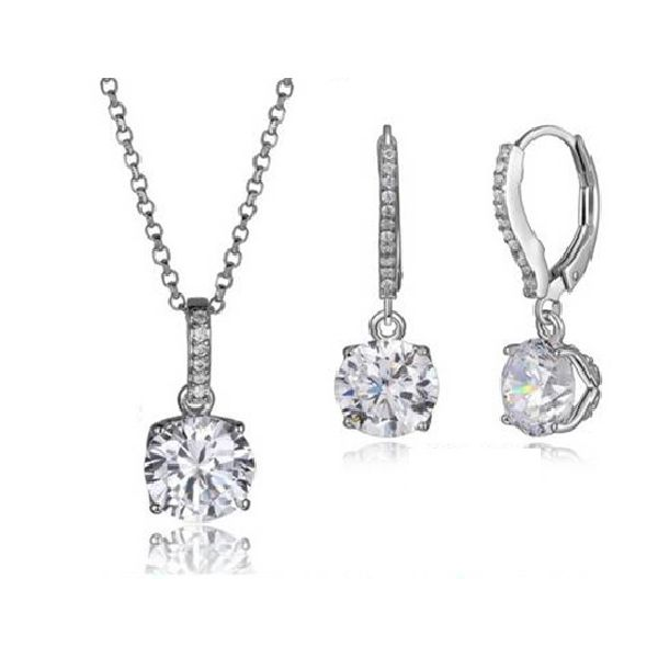 925 Reign CZ Necklace And Earring Set Barthau Jewellers Stouffville, ON