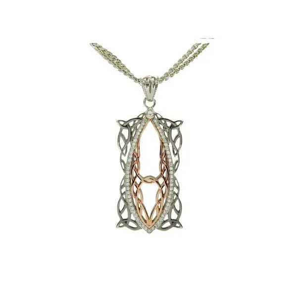 Sterling Silver/10K Rose Gold KEITH JACK Necklace Barthau Jewellers Stouffville, ON