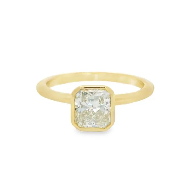 Bezel Engagement Ring Baxter's Fine Jewelry Warwick, RI