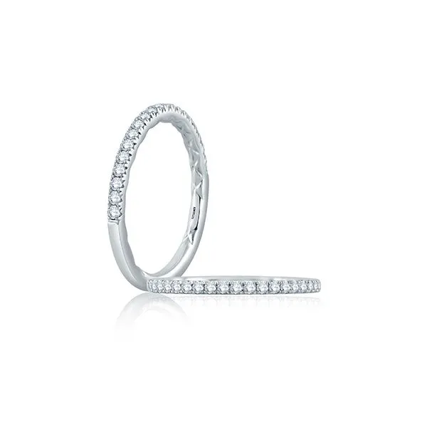 French Pavé Diamond Wedding Band Baxter's Fine Jewelry Warwick, RI