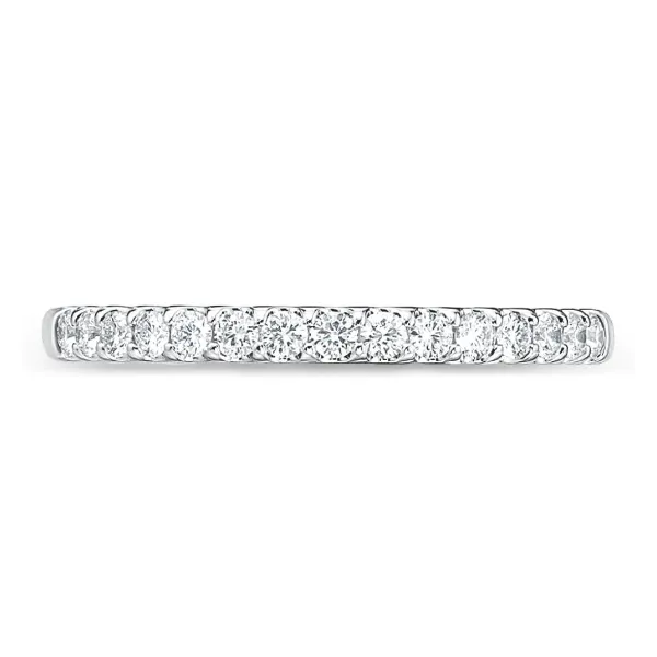 Platinum Odessa 15 Stone Band Image 2 Baxter's Fine Jewelry Warwick, RI