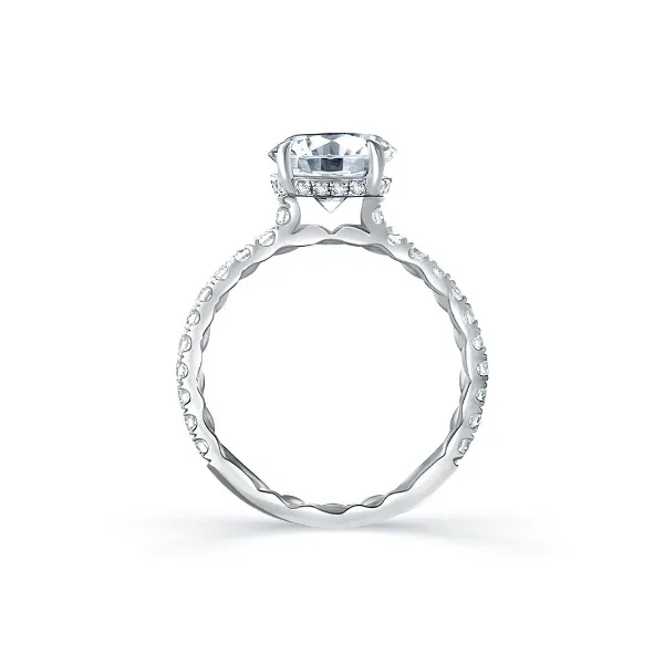 A. Jaffe Quilted Engagement Ring Image 3 Baxter's Fine Jewelry Warwick, RI