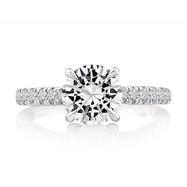 Platinum Engagement Ring Image 2 Baxter's Fine Jewelry Warwick, RI