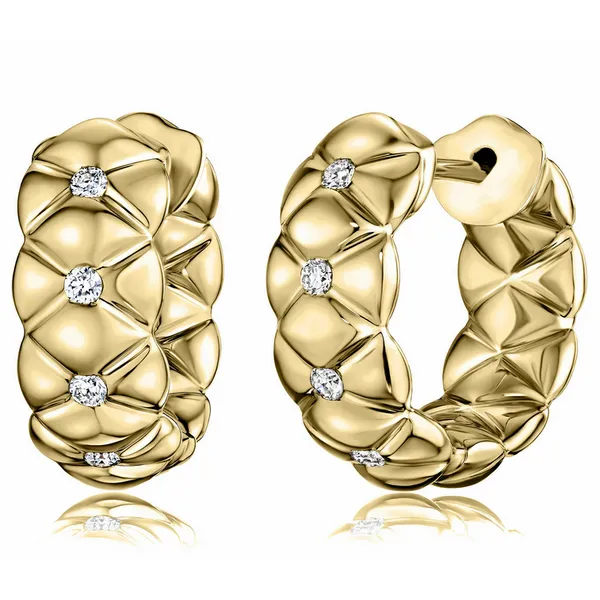 Quilted Hoop Earrings Baxter's Fine Jewelry Warwick, RI