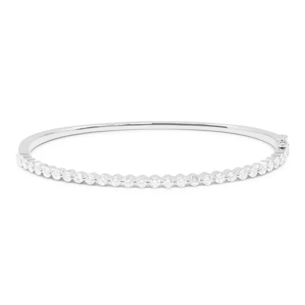 White Gold Diamond Bangle Baxter's Fine Jewelry Warwick, RI