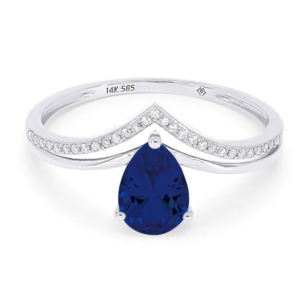 Created Blue Sapphire Ring Baxter's Fine Jewelry Warwick, RI
