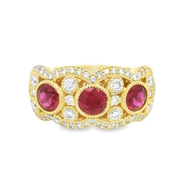 Ruby and Diamond Band Baxter's Fine Jewelry Warwick, RI