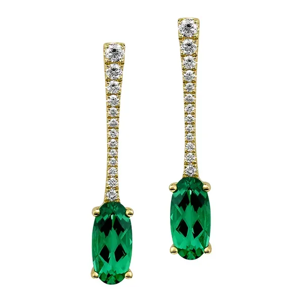 Chatham lab-created-emerald-earrings