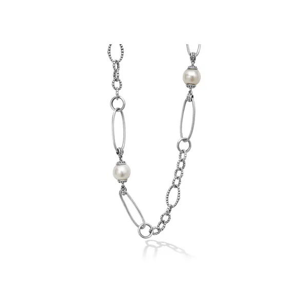 Pearl Link Necklace Baxter's Fine Jewelry Warwick, RI