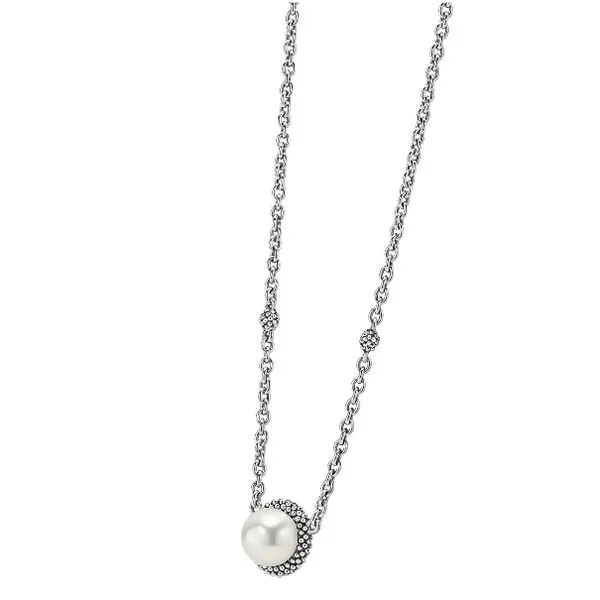 Single Pearl Necklace 16-18