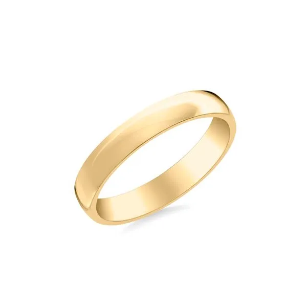 14K 4mm Low Dome Wedding Band W/ Polished Finish Baxter's Fine Jewelry Warwick, RI