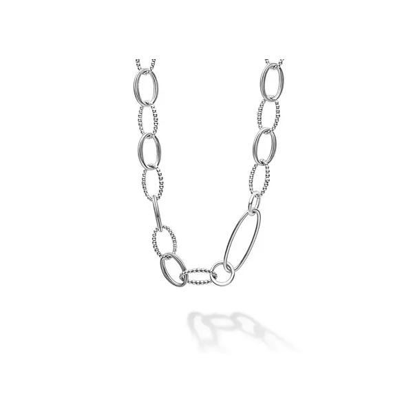 Sterling Silver Link Necklace Baxter's Fine Jewelry Warwick, RI