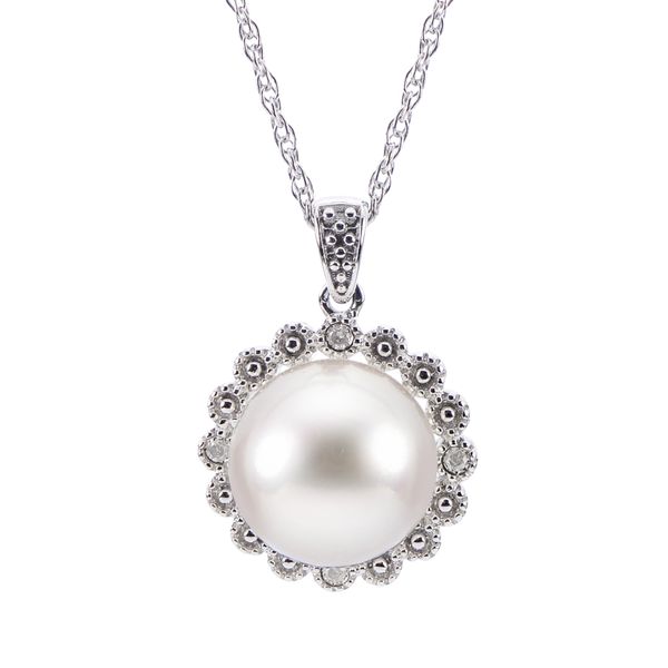 Pearl & Diamond Necklace  Blocher Jewelers Ellwood City, PA