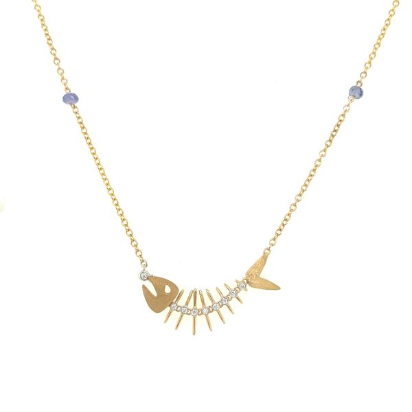 Denny Wong Fish Bone Necklace Blue Marlin Jewelry, Inc. Islamorada, FL