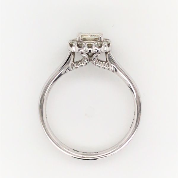 18K White Gold Engagement Ring w/ 0.51ct center Diamond & 0.19cttw of Round Diamonds. Image 5 Bluestone Jewelry Tahoe City, CA