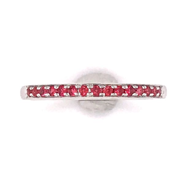 14k White Gold Ruby Ring Image 3 Bluestone Jewelry Tahoe City, CA