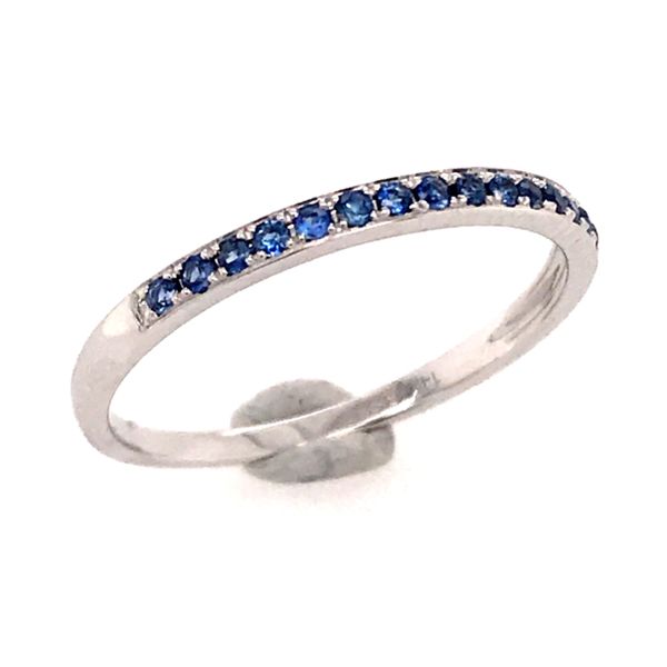 14 Karat White Gold Sapphire Ring Bluestone Jewelry Tahoe City, CA
