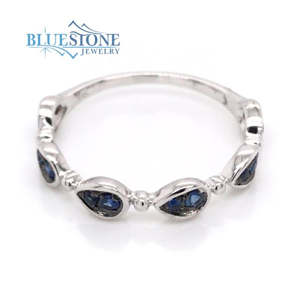 14 Karat White Gold Sapphire Fashion Ring Image 3 Bluestone Jewelry Tahoe City, CA