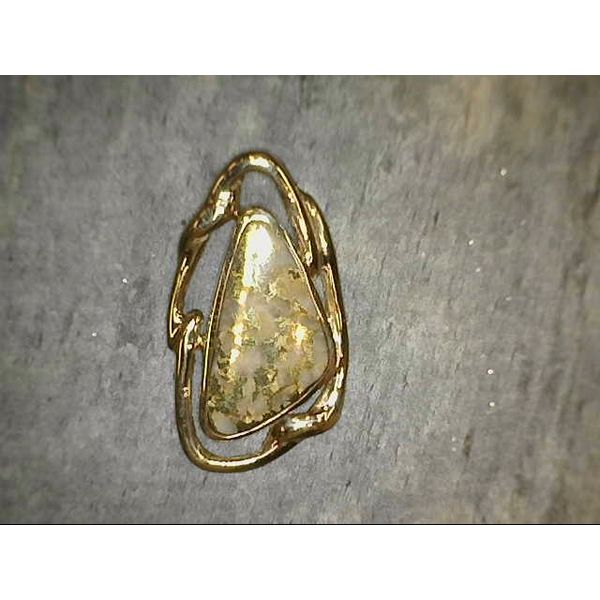 Gold Quartz Pendant Bluestone Jewelry Tahoe City, CA