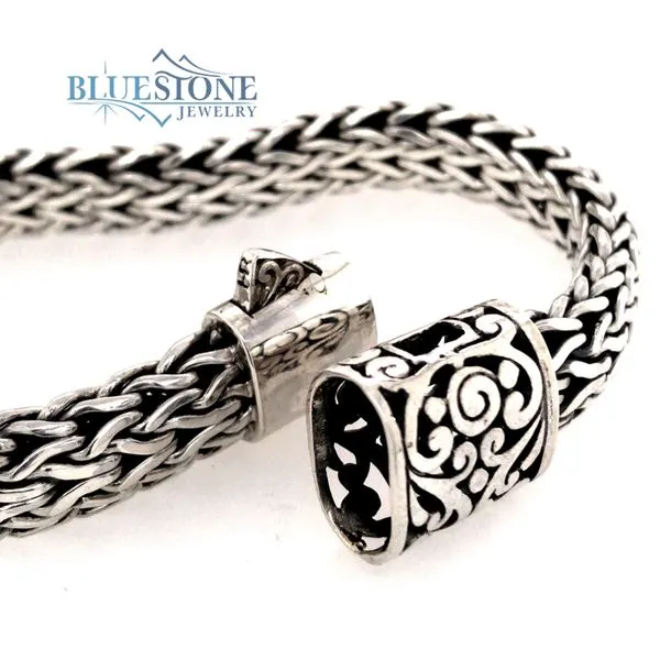 Handwoven Silver Bracelet- 9