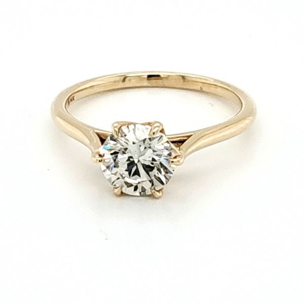 Round Diamond Engagement Ring Blue Water Jewelers Saint Augustine, FL