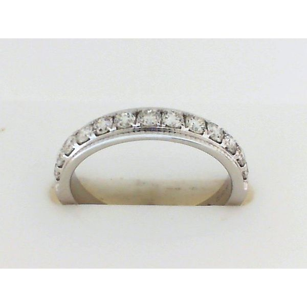 Milgrained Diamond Wedding Band Blue Water Jewelers Saint Augustine, FL