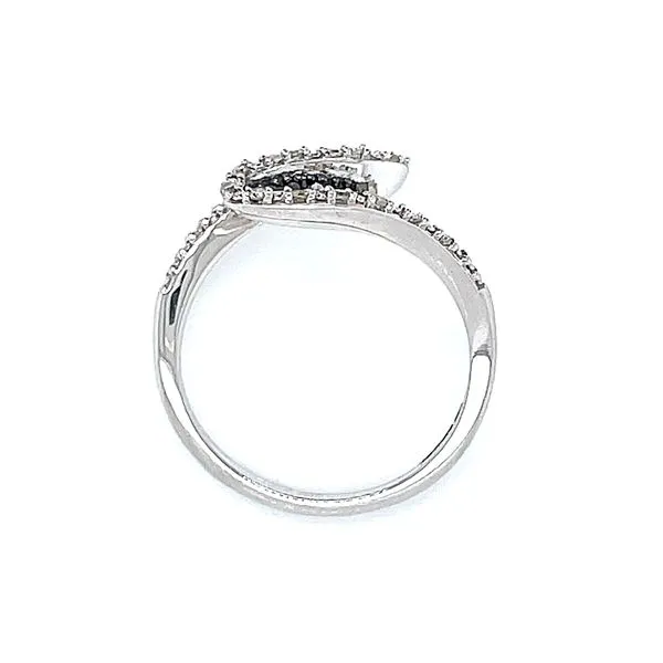 Black and White Diamond Ring in 10kw Image 4 Bryan Jewelry Prattville, AL