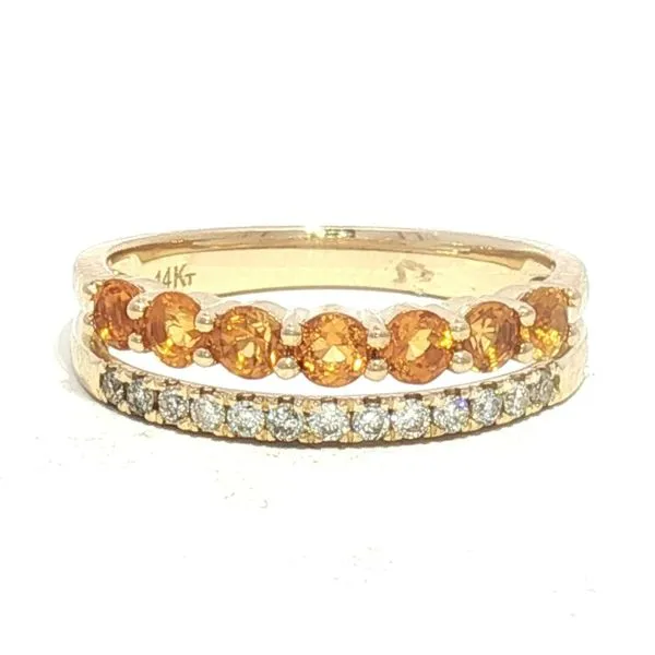 Stackable Style Citrine & Diamond Band in 14ky Bryan Jewelry Prattville, AL