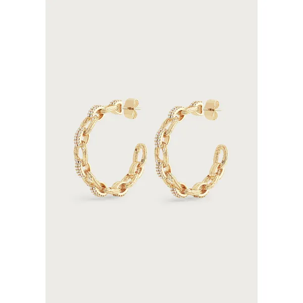 Anabel Aram Enchanted Forest Chain Hoop Earrings Carats Mcallen, TX