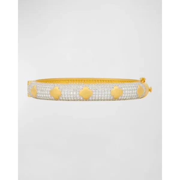 Sparkling Clover Bangle Bracelet Carats Mcallen, TX