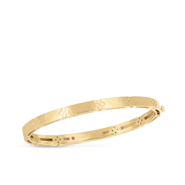 Roberto Coin Love in Verona Narrow Bangle in Yellow Gold Carats Mcallen, TX