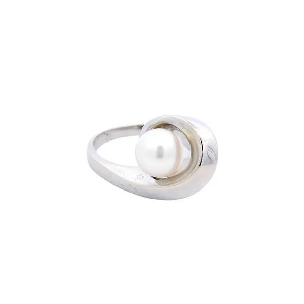 14K White Gold Pearl Ring Carroll's Jewelers Fort Lauderdale, FL