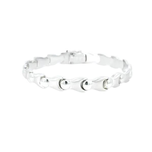 18K White Gold Italian Bracelet Carroll's Jewelers Fort Lauderdale, FL