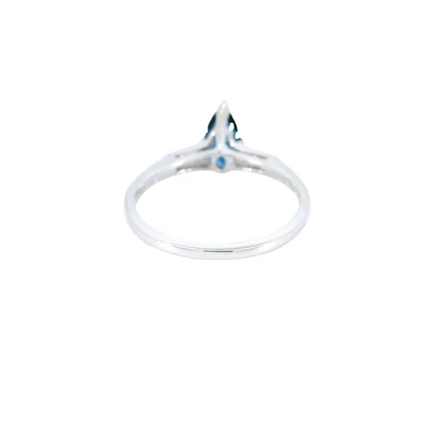 14K White Gold Sapphire & Diamond Ring Image 3 Carroll's Jewelers Fort Lauderdale, FL