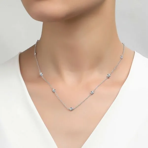 Classic Station Necklace Image 2 Cellini Design Jewelers Orange, CT