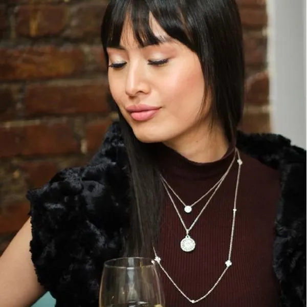 October Slider Birthstone Pendant Image 3 Cellini Design Jewelers Orange, CT