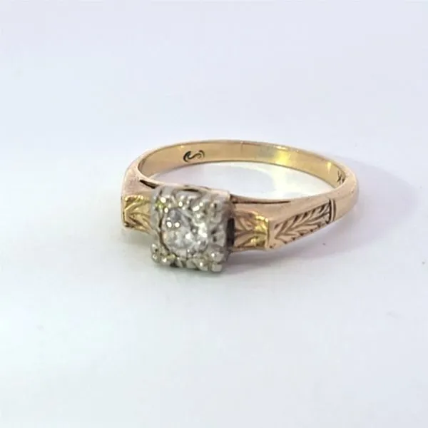 14K Two Tong 1/4 Ctw Old Mine Cut Diamond Ring Charles Frederick Jewelers Chelmsford, MA