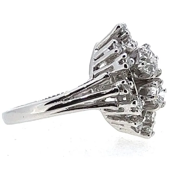 14KW Diamond Cocktail Ring Image 2 Charles Frederick Jewelers Chelmsford, MA