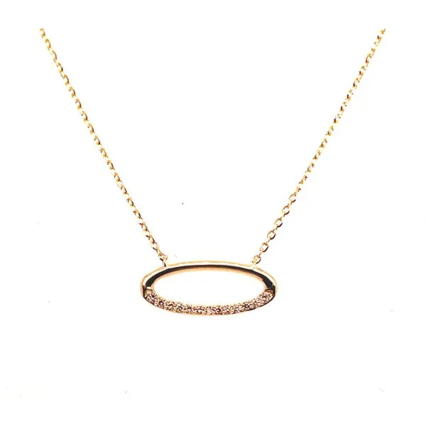 14KY Petitie .06ctw Diamond Necklace Charles Frederick Jewelers Chelmsford, MA