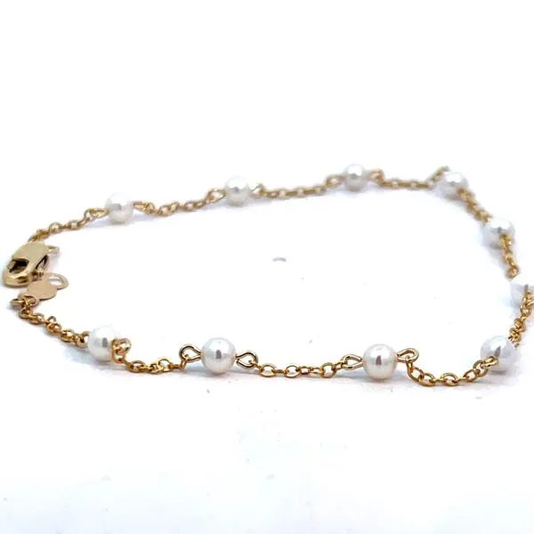 14Ky 3Mm Fresh Water Pearl Bracelet Charles Frederick Jewelers Chelmsford, MA